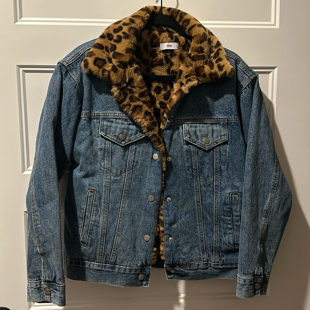Adika Faux Fur Jean Jacket